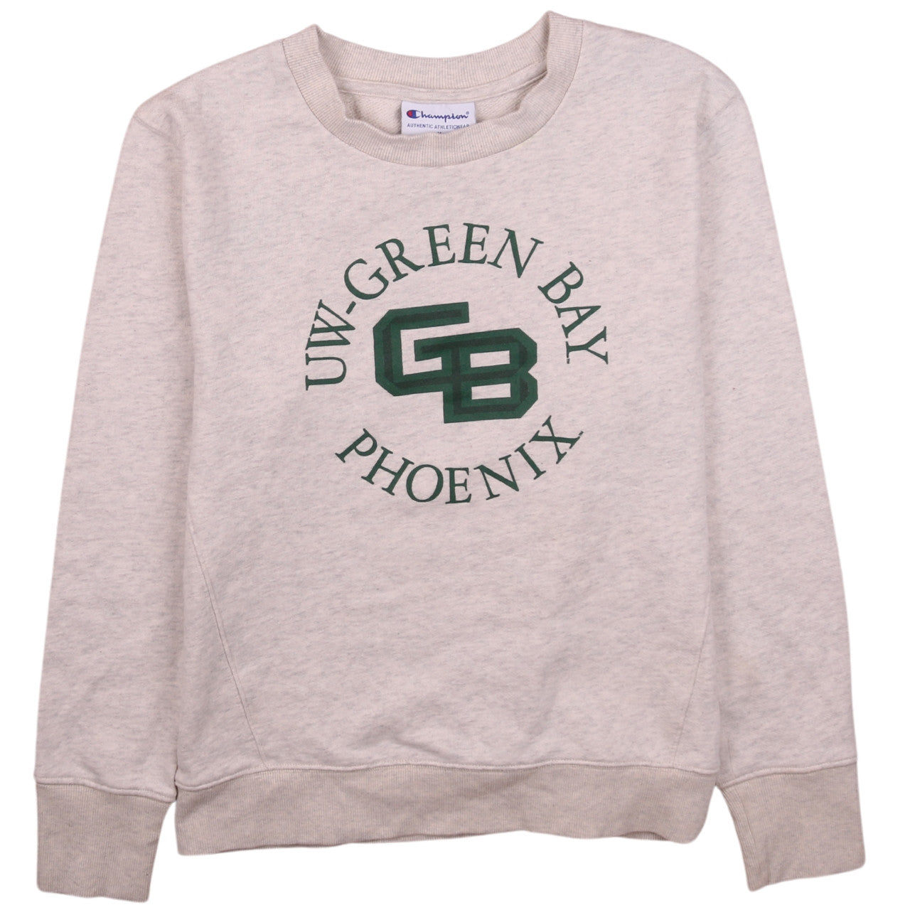 Champion Womens Beige UW-Green Bay Pullover Sweatshirt M