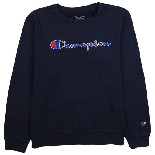 Champion Women's Navy Blue XL Pullover Sweatshirt