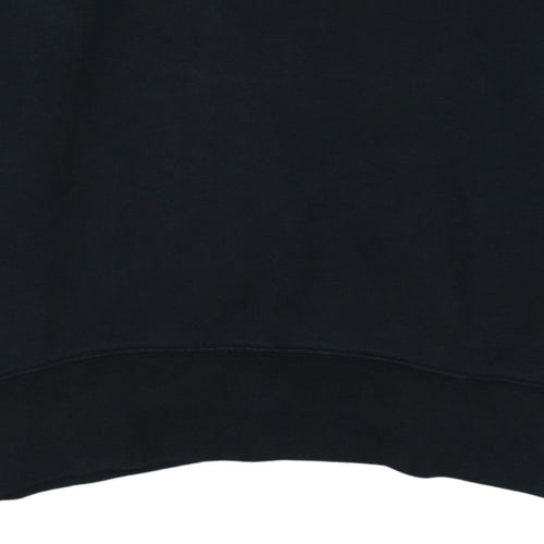 Nike Men's Black Pullover Hoodie Small Fleece Logo Sweatshirt