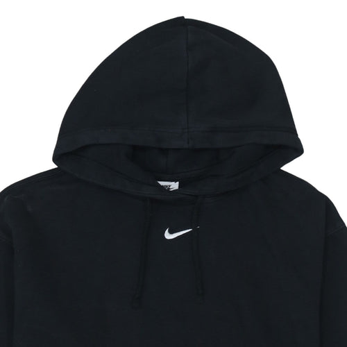 Nike Men's Black Pullover Hoodie Small Fleece Logo Sweatshirt