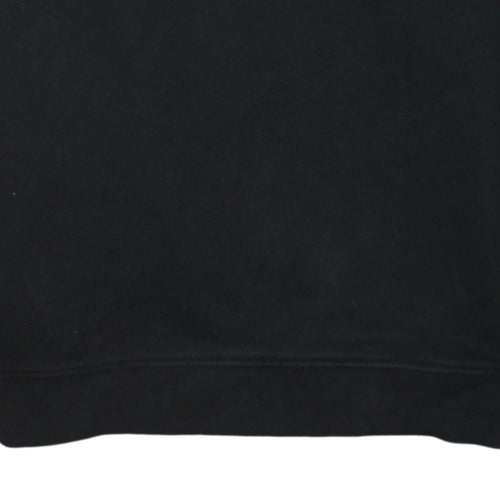 Lacoste Sport Men Black M Crew Neck Cotton Fleece Sweatshirt