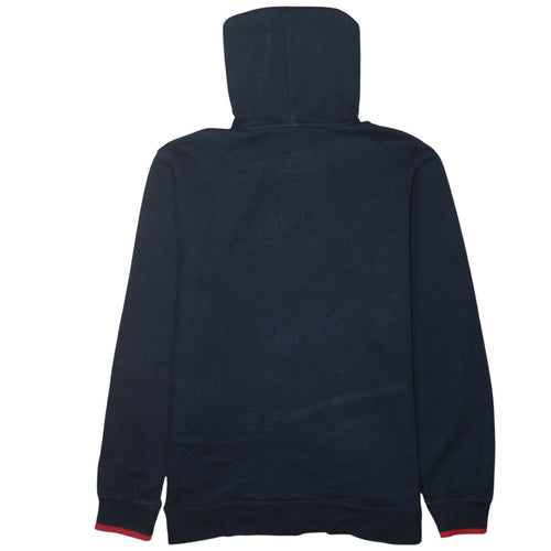 Reebok Men's Navy Blue Pullover Hoodie M Graphic Sportswear