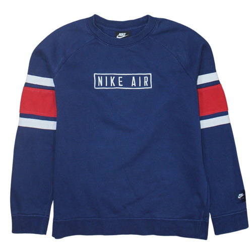 Nike Boys Blue XL Sweatshirt Crew Neck Long Sleeve Athletic Pullover