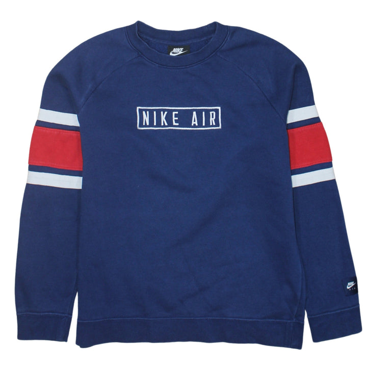 Nike Boys Blue XL Sweatshirt Crew Neck Long Sleeve Athletic Pullover