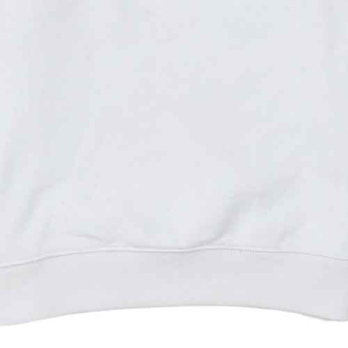 Calvin Klein Jeans Women's White Logo Sweatshirt Size 14