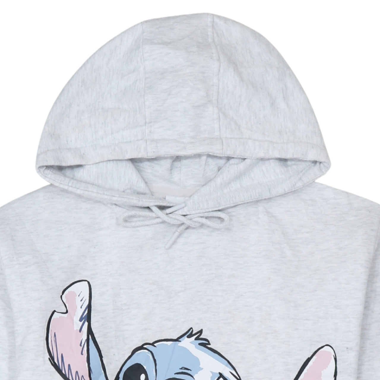 Disney Women's Grey Stitch Hoodie XS Pullover Hooded Sweatshirt
