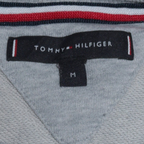 Tommy Hilfiger Men's Grey Logo Tape Sweatshirt Size M