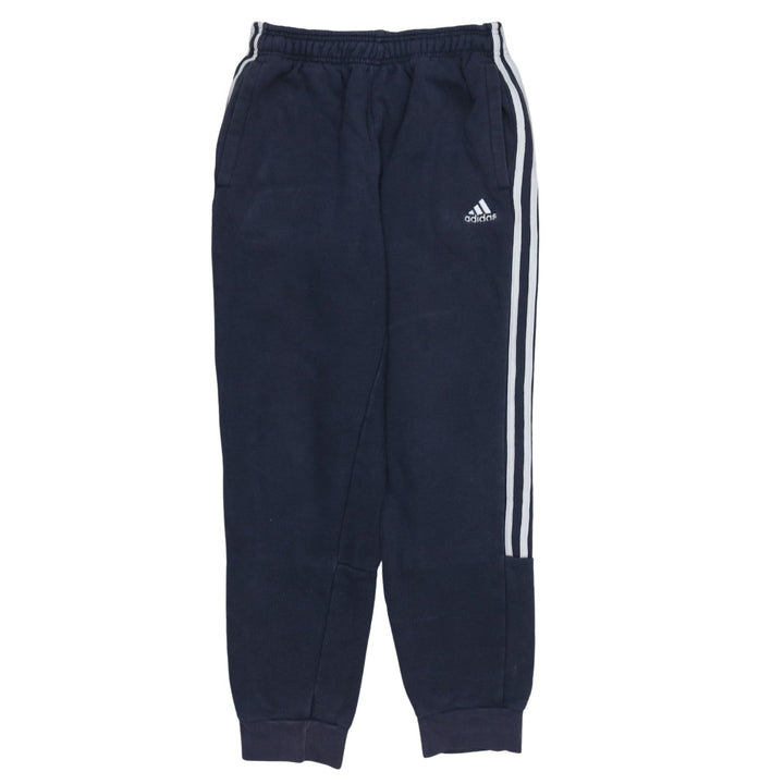adidas Men's Blue Jogger Sweatpants S Regular Fit Fleece Activewear