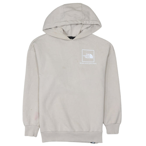 The North Face Womens Beige Pullover Hoodie Size S Cotton Blend