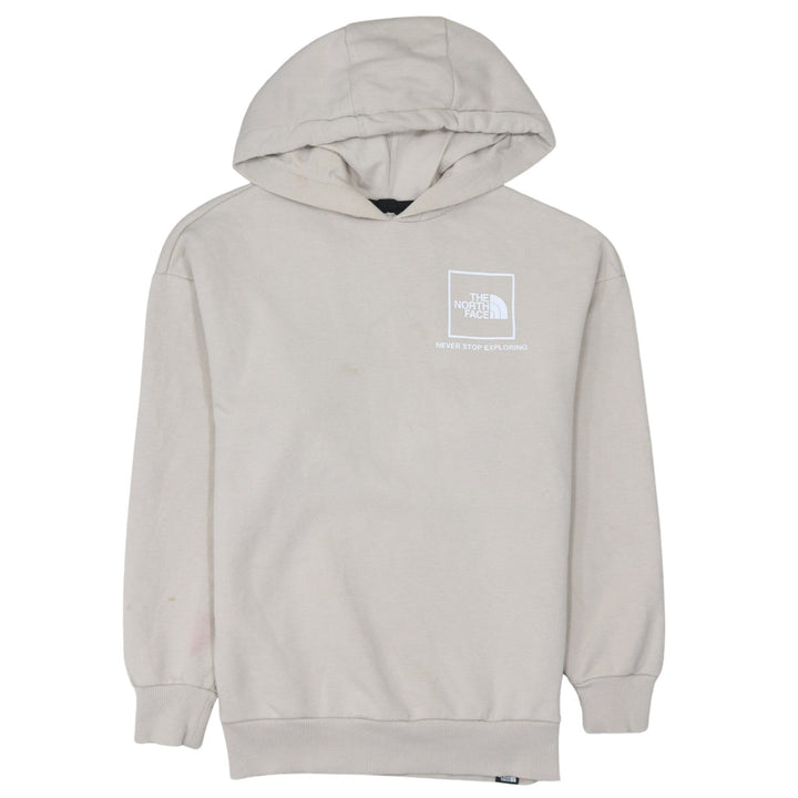 The North Face Womens Beige Pullover Hoodie Size S Cotton Blend
