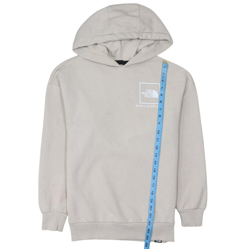 The North Face Womens Beige Pullover Hoodie Size S Cotton Blend