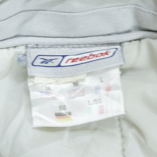 Reebok Men's Grey L Basic Sports Jacket Size L 42in Polyester