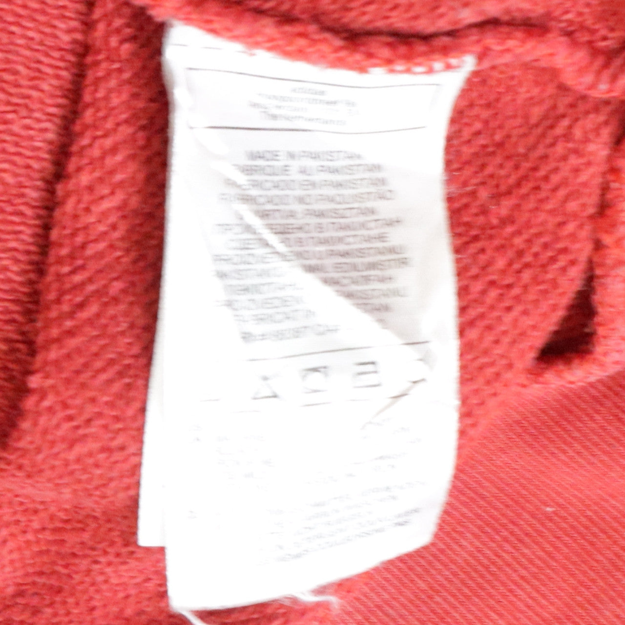 Adidas Mens Red Crew Neck Long Sleeve Pullover Sweatshirt L