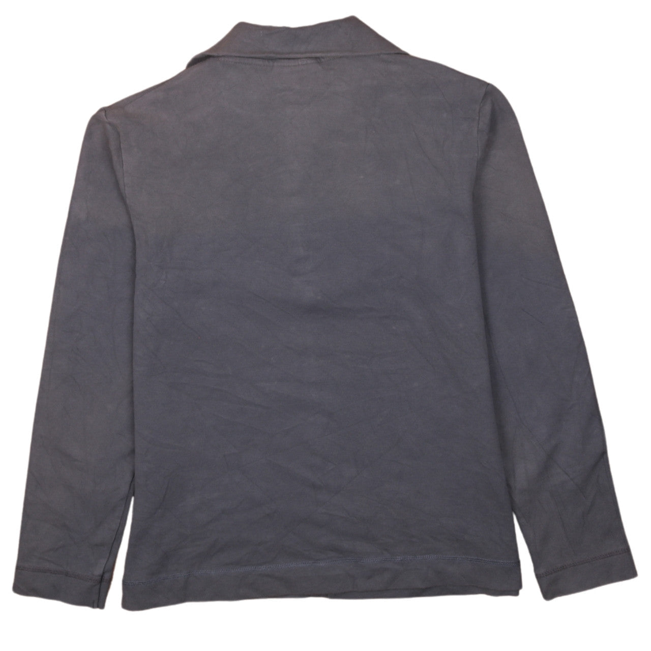 Reebok Womens Grey 1/2 Zip Sweatshirt Size 14 L Cotton Blend