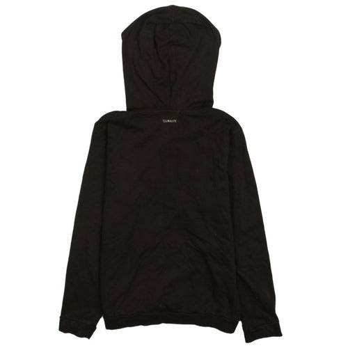Adidas Women's Black Pullover Hoodie Size M Rainbow Logo Climalite