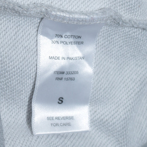 Champion Men's Grey Embroidered Logo Crew Neck Sweatshirt Size S