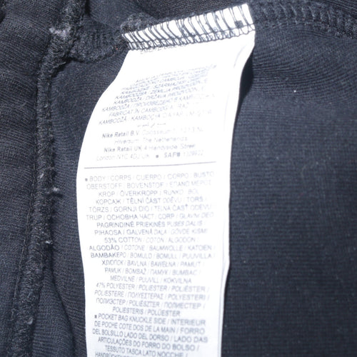 Nike Men's Black Fleece Jogger Sweatpants M Regular Fit Activewear