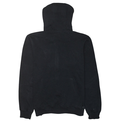 Lotto Men's Black Full Zip Hoodie Size L Sportswear Fleece
