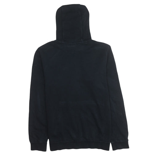 Nike Mens Black Pullover Hoodie M Logo Fleece Sweatshirt