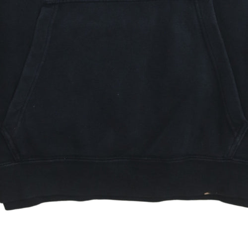 Nike Mens Black Pullover Hoodie M Logo Fleece Sweatshirt