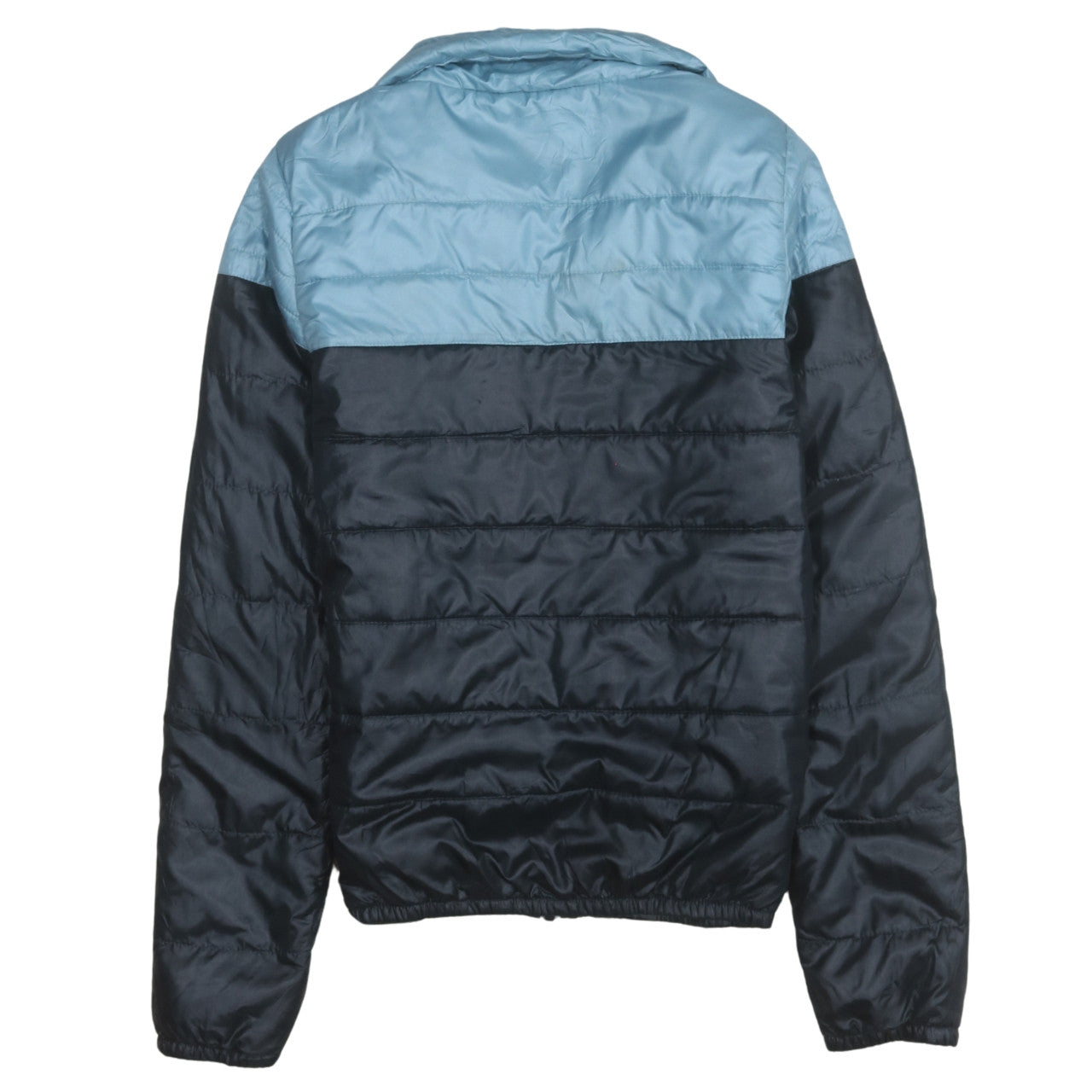 Nike Boys Blue Colourblock Puffer Jacket Size S Full Zip Winter Coat