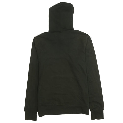 Champion Men's Black Pullover Hoodie M Embroidered Logo Fleece