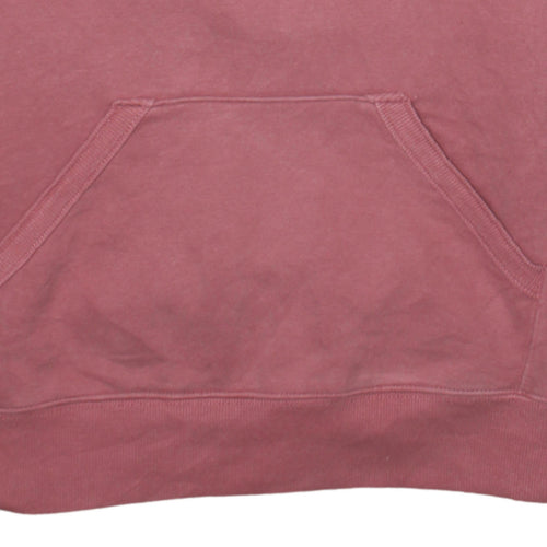 Champion Women's Pink Pullover Hoodie S Cotton Blend Logo Sweatshirt