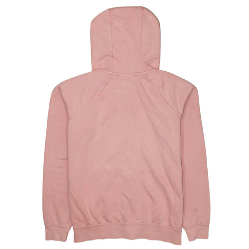 Nike Womens Pink Full Zip Hoodie Size M 80% Cotton Casual Sweatshirt