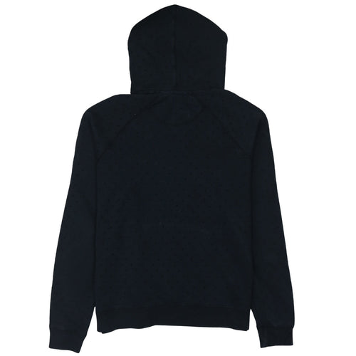 Nike Womens Black Pullover Hoodie Size M Cotton Blend Athletic Fit