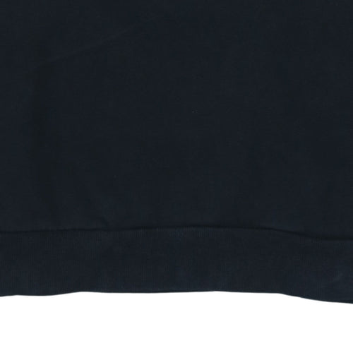 Puma Mens Black L Logo Pullover Sweatshirt