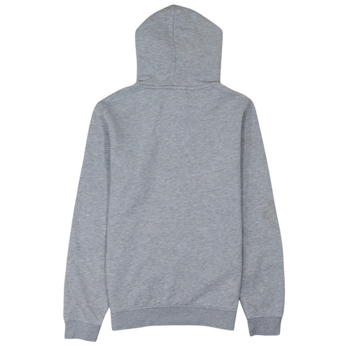 Champion Men's Grey Small Pullover Hoodie with Logo Print