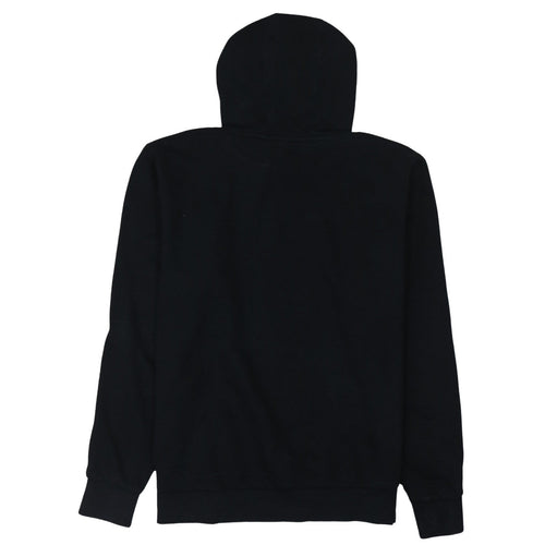 Kappa Men's Black Pullover Hoodie Size L Graphic Logo Fleece