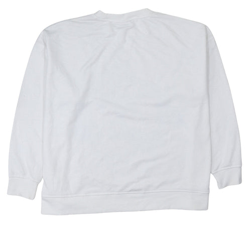 Disney Women White Mickey Mouse Adventures 2XL Pullover Sweatshirt