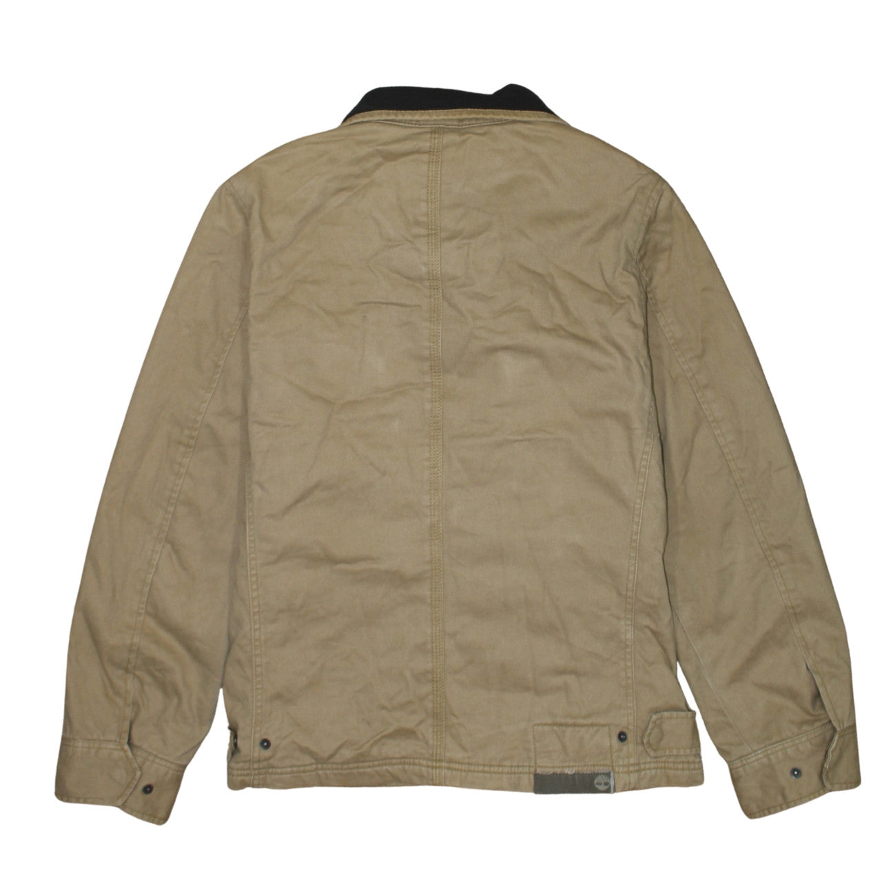 Timberland Men's Beige Cotton Military Jacket Size S