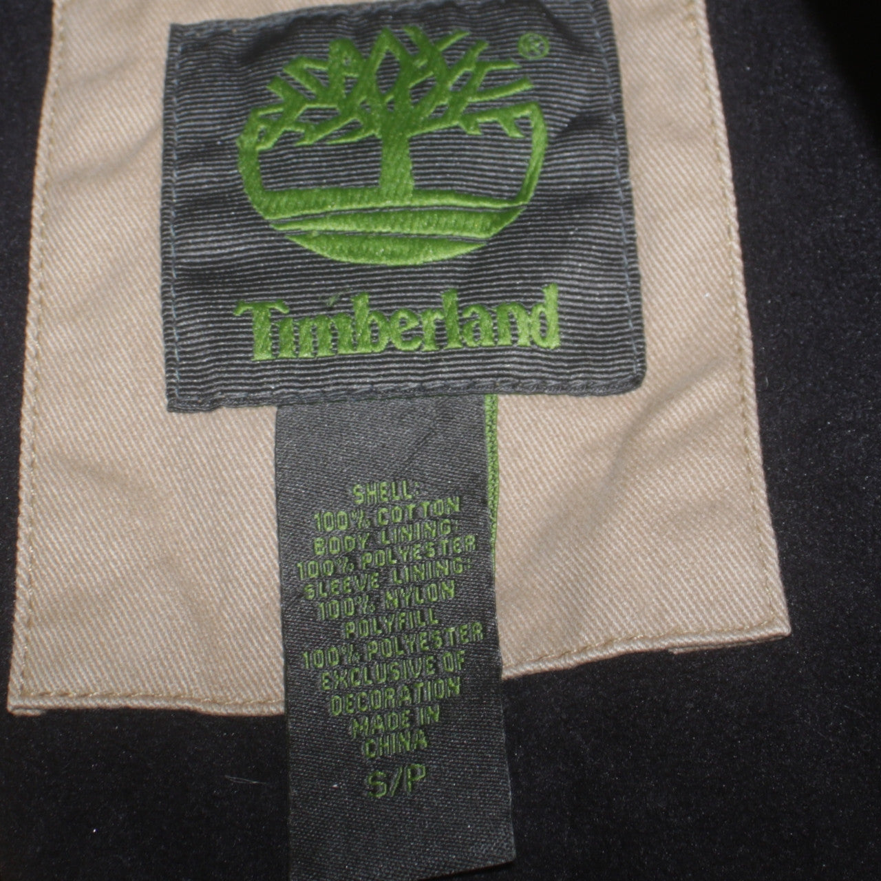 Timberland Men's Beige Cotton Military Jacket Size S