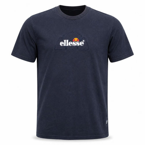 Ellesse Men's Blue Cotton Embroidered Logo T-Shirt Size L