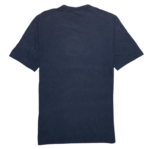 Ellesse Men's Blue Cotton Embroidered Logo T-Shirt Size L