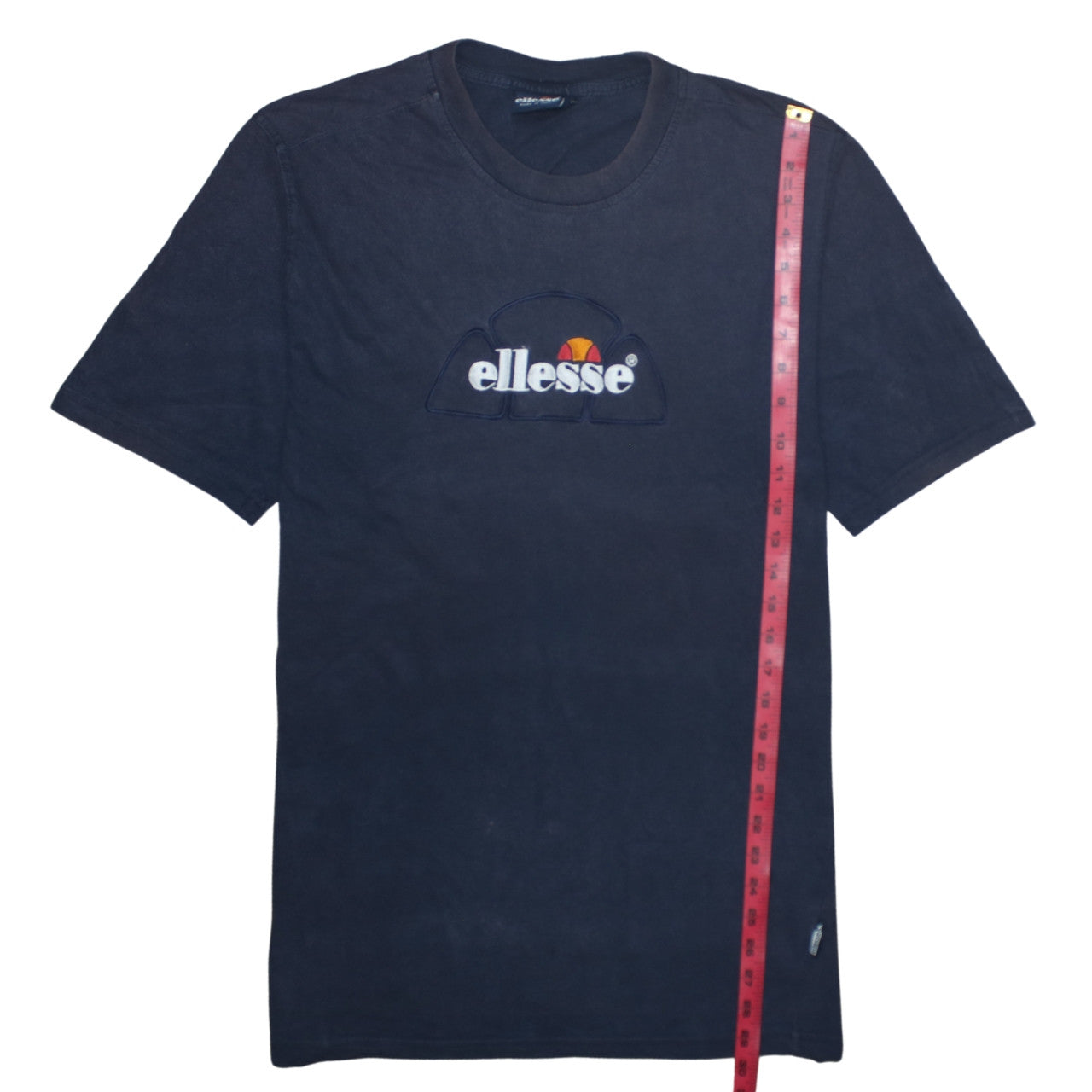 Ellesse Men's Blue Cotton Embroidered Logo T-Shirt Size L