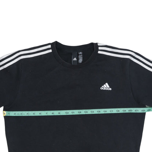 adidas Men’s Black M Crew Neck Pullover Sweatshirt