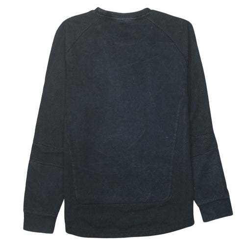 Puma Men's Black Cotton Crew Neck Long Sleeve Sports Sweatshirt M