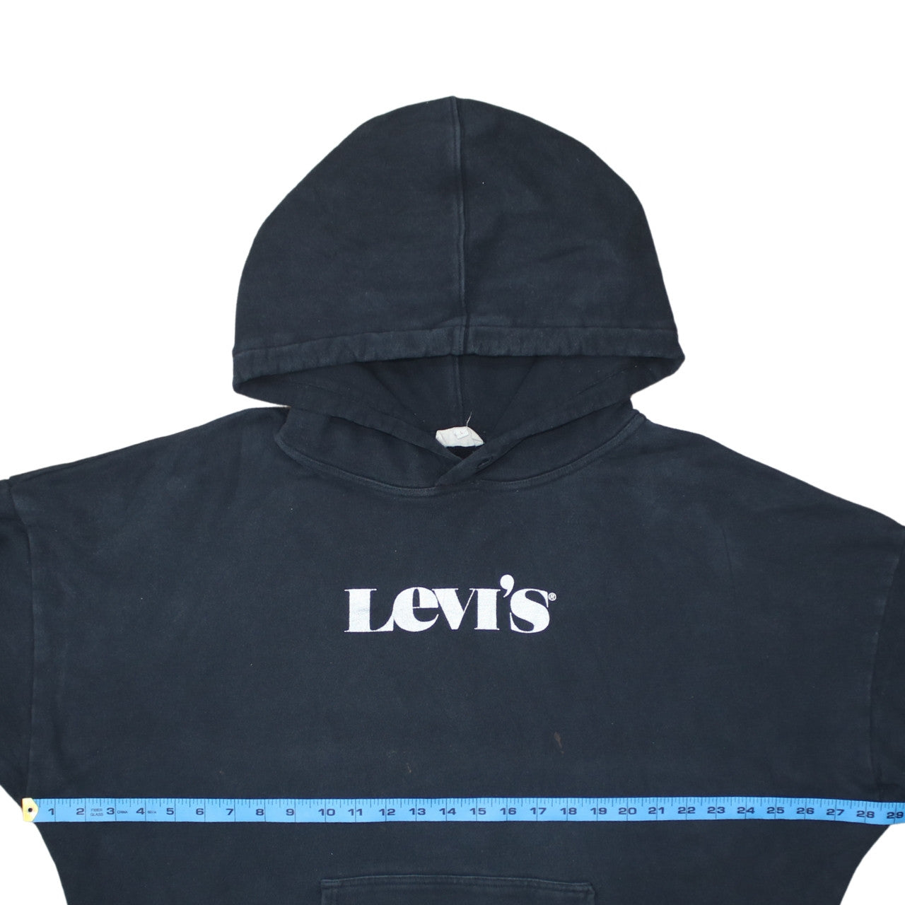 Levi's Women Black L Pullover Hoodie with Logo Print