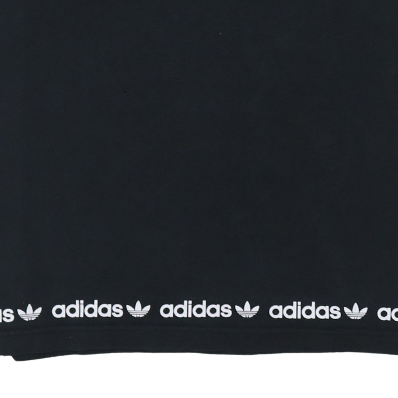 Adidas Mens Black Crew Neck Short Sleeve Logo T-Shirt Size L