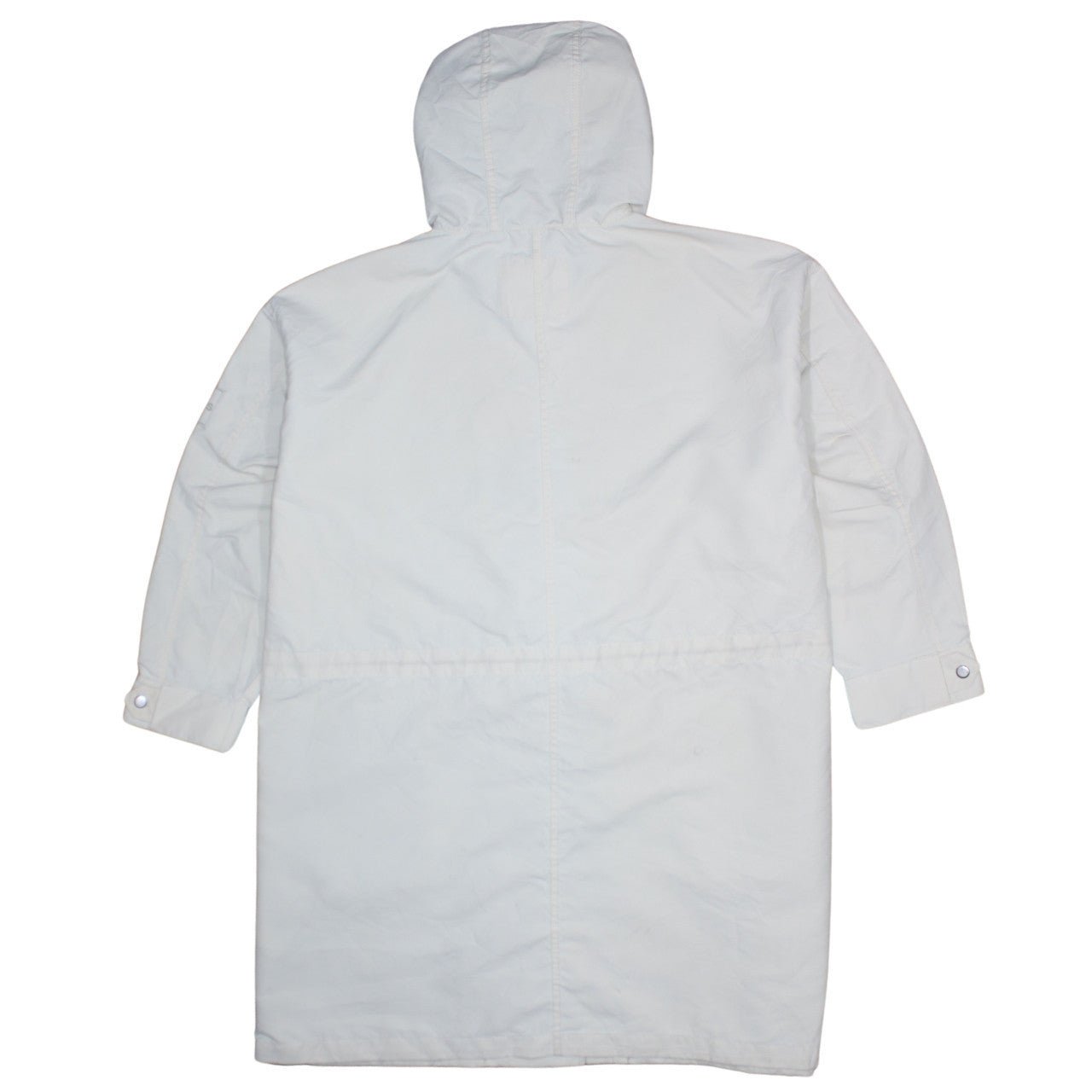 Levi Strauss & Co. Men's White Cotton Parka Coat Size S Hooded