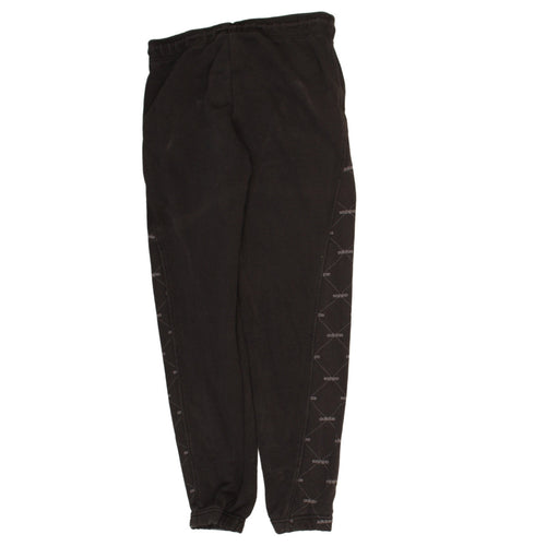Adidas Womens Black Jogger Sweatpants Size S Elastic Waist Drawstring