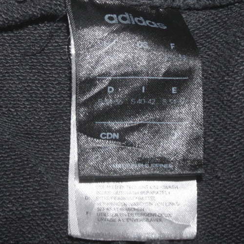 Adidas Womens Black Jogger Sweatpants Size S Elastic Waist Drawstring