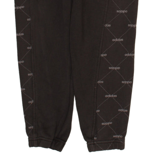 Adidas Womens Black Jogger Sweatpants Size S Elastic Waist Drawstring