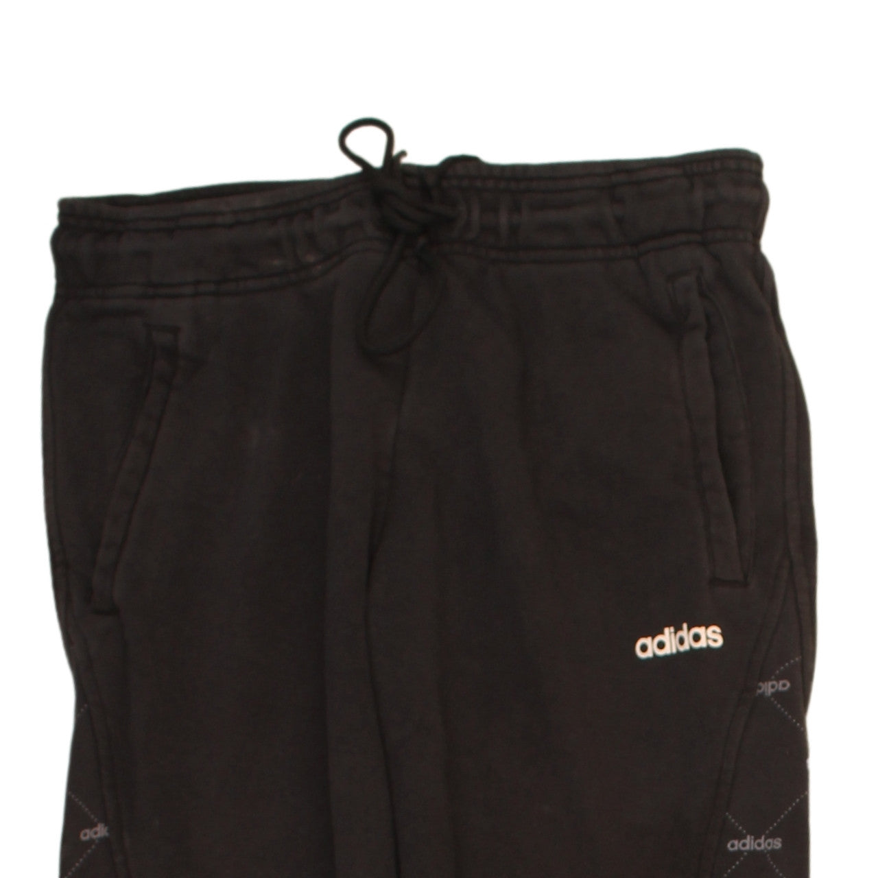 Adidas Womens Black Jogger Sweatpants Size S Elastic Waist Drawstring