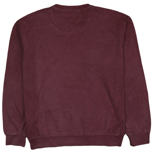Armani Jeans Men's Red Cotton Pullover Sweatshirt L