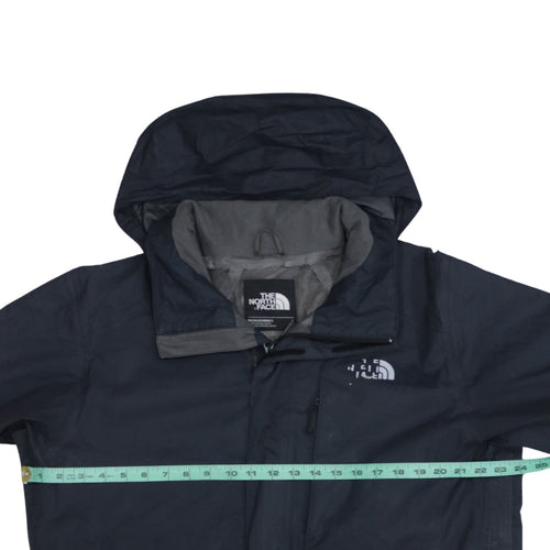 The North Face Men's Black L Waterproof Hooded Rain Jacket