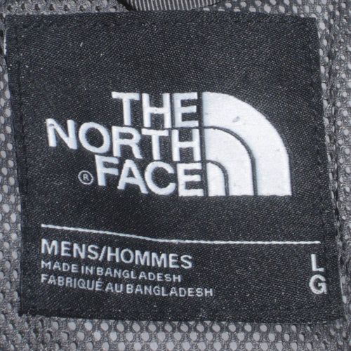 The North Face Men's Black L Waterproof Hooded Rain Jacket